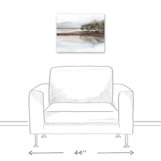 Beyond The Pond 20" x 16" Canvas Wall Art